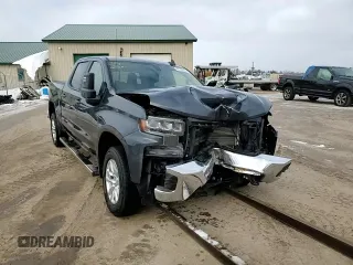 2021 Chevrolet Silverado 1500 LT with VIN 1GCUYDED1MZ165926, listed as a Copart auction lot 48159085 with 58,618 mi miles and Salvage Title. Bid and sale history available at DreamBid. Image 10.