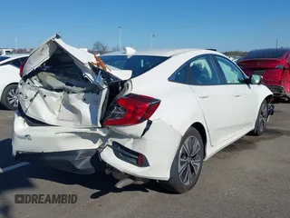 2017 Honda Civic Sedan EX-L with VIN 2HGFC1F70HH651956, listed as a IAAI auction lot 41754511 with 129,385 mi miles. Bid and sale history available at carsss.com. Image 4.