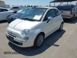 2012 FIAT 500 Lounge with VIN 3C3CFFER2CT384610, listed as a IAAI auction lot 42369091 with 116,870 mi miles and . Bid and sale history available at DreamBid. Image 2.