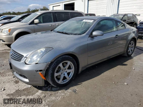 2006 Infiniti G35 Coupe with VIN JNKCV54E46M721715, listed as a Copart auction lot 79238124 with 98,081 mi miles and Salvage Title. Bid and sale history available at carsss.com. Image 1.