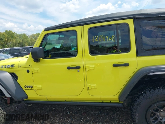 2023 Jeep Wrangler Sport with VIN 1C4HJXDG5PW693865, listed as a IAAI auction lot 40068881 with 12,149 mi miles and . Bid and sale history available at DreamBid. Image 15.