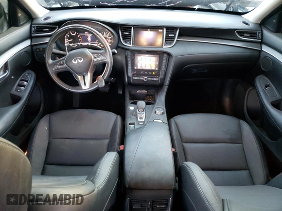 2022 Infiniti QX50 Pure with VIN 3PCAJ5AB5NF120898, listed as a Copart auction lot 69460483 with 10,424 mi miles and . Bid and sale history available at DreamBid. Image 8.