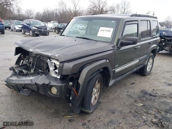 2006 Jeep Commander with VIN 1J8HG48K86C131284, listed as a IAAI auction lot 41673483 with 157,560 mi miles. Bid and sale history available at carsss.com. Image 2.