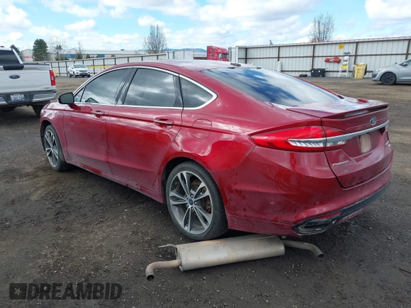 2017 Ford Fusion Titanium с VIN 3FA6P0D91HR141403, выставлен на аукционе IAAI как лот 41989240 с пробегом 185 588 миль миль и . История ставок и продаж доступна на DreamBid. Изображение 3.