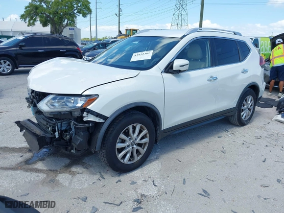 2018 Nissan Rogue SV with VIN JN8AT2MT4JW491798, listed as a IAAI auction lot 41952361 with 54,995 mi miles. Bid and sale history available at carsss.com. Image 18.