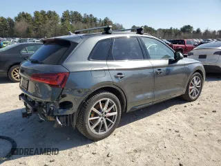 2024 Audi Q5 S line Premium Plus z VIN WA1E2AFY0R2104938, wystawiony jako Copart lot #48248405 z przebiegiem 9 118 mil mil oraz Szkoda całkowita • Salvage title. Historia ofert i sprzedaży dostępna na DreamBid. Obrazek 3.