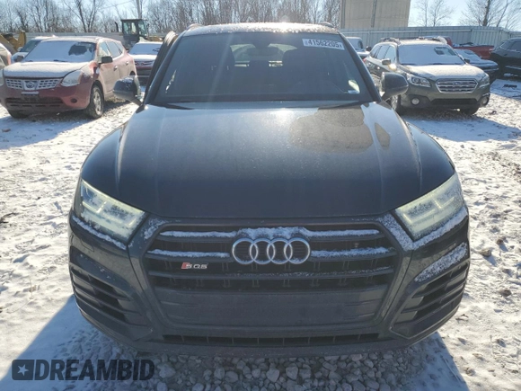 2019 Audi SQ5 Premium Plus with VIN WA1B4AFY3K2006019, listed as a Copart auction lot 41562205 with 43,746 mi miles and Clean Title. Bid and sale history available at carsss.com. Image 5.