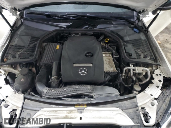 2018 Mercedes-Benz C 300 with VIN WDDWJ4KB4JF606547, listed as a Copart auction lot 42483995 with 82,083 mi miles and Salvage title. Bid and sale history available at DreamBid. Image 11.