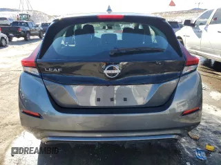 2025 Nissan LEAF S with VIN 1N4AZ1BV7SC563689, listed as a Copart auction lot 88544535 with 1,305 mi miles and Salvage Title. Bid and sale history available at carsss.com. Image 6.