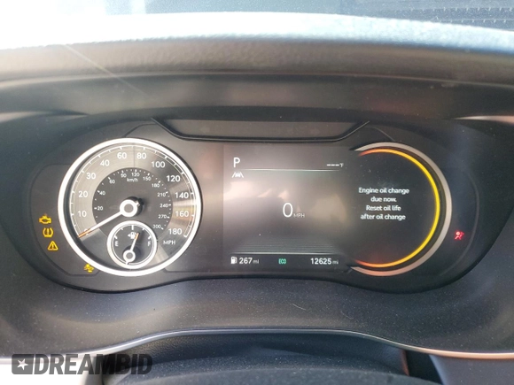 2023 Genesis G70 2.0T with VIN KMTG34TA5PU129955, listed as a Copart auction lot 82980774 with 12,625 mi miles and Salvage Title. Bid and sale history available at DreamBid. Image 9.