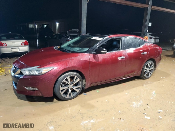 2017 Nissan Maxima SV with VIN 1N4AA6AP7HC454469, listed as a Copart auction lot 45038905 with 130,527 mi miles and Salvage Title. Bid and sale history available at carsss.com. Image 1.