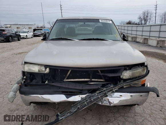 2000 Chevrolet Silverado 1500 LS with VIN 2GCEC19V4Y1199278, listed as a Copart auction lot 86359814 with 0 mi miles and Salvage Title. Bid and sale history available at carsss.com. Image 5.