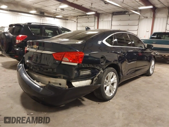 2015 Chevrolet Impala LT with VIN 2G1115SL2F9216851, listed as a IAAI auction lot 41787689 with 90,014 mi miles and . Bid and sale history available at DreamBid. Image 4.