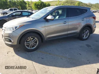 2017 Hyundai Santa Fe 2.4L with VIN 5XYZTDLB8HG382206, listed as a Copart auction lot 60691245 with 98,899 mi miles and Salvage title. Bid and sale history available at DreamBid. Image 1.