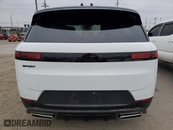 2025 Land Rover Range Rover Sport SE with VIN SAL1P9EU7SA458091, listed as a Copart auction lot 62019905 with 1,803 mi miles and Salvage title. Bid and sale history available at DreamBid. Image 6.