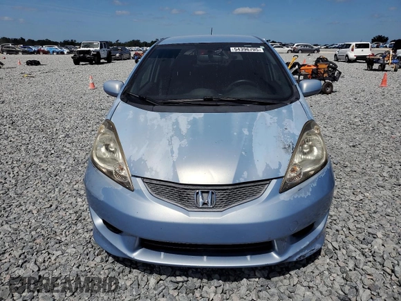 2010 Honda Fit Sport with VIN JHMGE8H48AC031131, listed as a Copart auction lot 54396705 with 89,902 mi miles and Salvage Title. Bid and sale history available at carsss.com. Image 5.