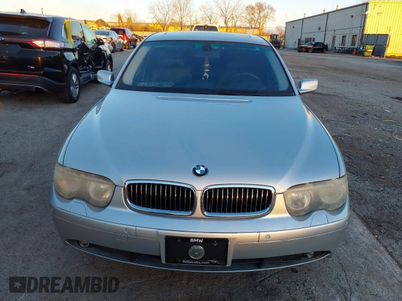 2003 BMW 7 Series 745i with VIN WBAGL63403DP64514, listed as a IAAI auction lot 41045246 with 111,000 mi miles and . Bid and sale history available at DreamBid. Image 6.