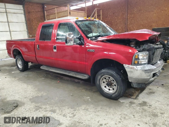 2002 Ford F-350 XL with VIN 1FTSW30F82ED32741, listed as a Copart auction lot 88498095 with Not Provided miles and Salvage Title. Bid and sale history available at DreamBid. Image 4.