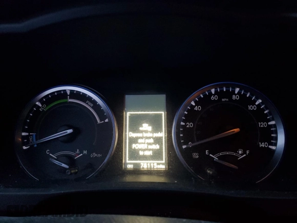 2016 Toyota Highlander Hybrid Limited with VIN 5TDDCRFH9GS020541, listed as a Copart auction lot 83858094 with 78,115 mi miles and Salvage Title. Bid and sale history available at carsss.com. Image 9.