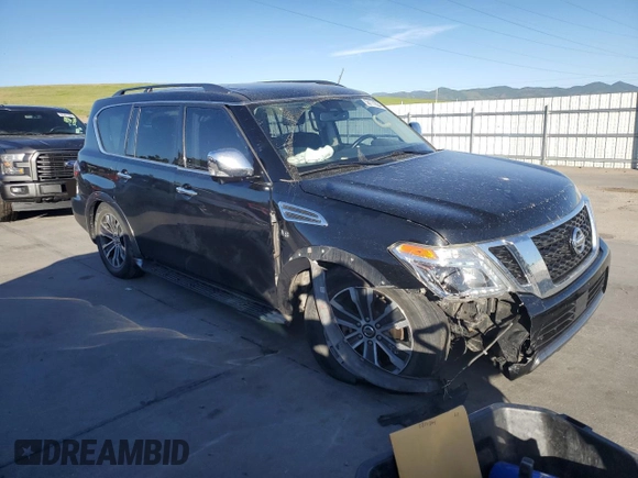 2020 Nissan Armada SL with VIN JN8AY2NC1L9619173, listed as a Copart auction lot 58111894 with 89,269 mi miles and Salvage Title. Bid and sale history available at carsss.com. Image 4.