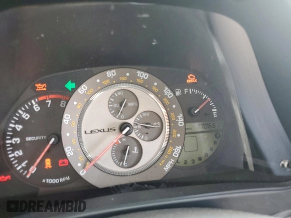 2003 Lexus IS 300/350 z VIN JTHBD192930069585, wystawiony jako Copart lot #58181625 z przebiegiem 170 661 mil mil oraz Czysty tytuł • Clean title. Historia ofert i sprzedaży dostępna na DreamBid. Obrazek 9.