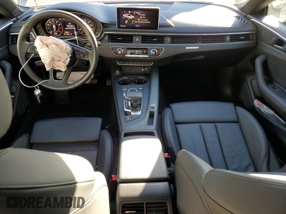 2019 Audi A5 Sportback Premium Plus with VIN WAUENCF55KA085987, listed as a Copart auction lot 71084973 with 38,324 mi miles. Bid and sale history available at carsss.com. Image 8.