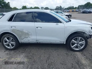 2024 Audi Q3 S line Premium Plus with VIN WA1EECF3XR1042154, listed as a IAAI auction lot 42552601 with 22,881 mi miles and . Bid and sale history available at DreamBid. Image 6.