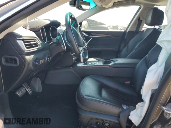 2016 Maserati Ghibli S with VIN ZAM57RSA3G1169053, listed as a Copart auction lot 58970355 with 73,843 mi miles and Salvage title. Bid and sale history available at DreamBid. Image 7.