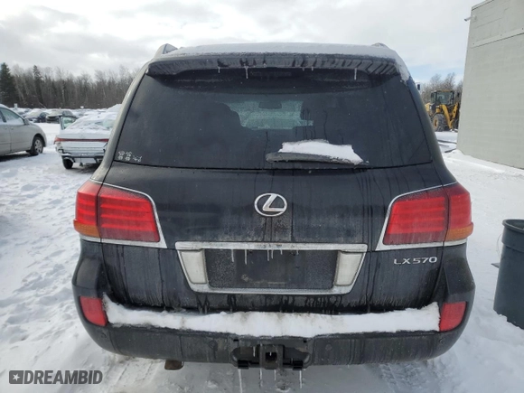 2011 Lexus LX 570 with VIN JTJHY7AX9B4081394, listed as a Copart auction lot 42973665 with 223,138 mi miles and Clean Title. Bid and sale history available at carsss.com. Image 6.