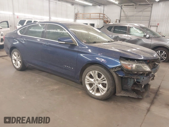 2014 Chevrolet Impala LT with VIN 1G1125S33EU132861, listed as a IAAI auction lot 42061034 with 108,024 mi miles and . Bid and sale history available at DreamBid. Image 1.