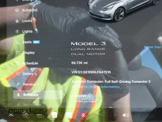 2020 Tesla Model 3 Long Range with VIN 5YJ3E1EB6LF647510, listed as a IAAI auction lot 41692902 with 69,736 mi miles. Bid and sale history available at carsss.com. Image 7.