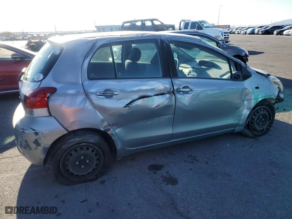 2009 Toyota Yaris with VIN JTDKT903095262342, listed as a Copart auction lot 47400255 with 0 mi miles and Salvage Title. Bid and sale history available at carsss.com. Image 3.