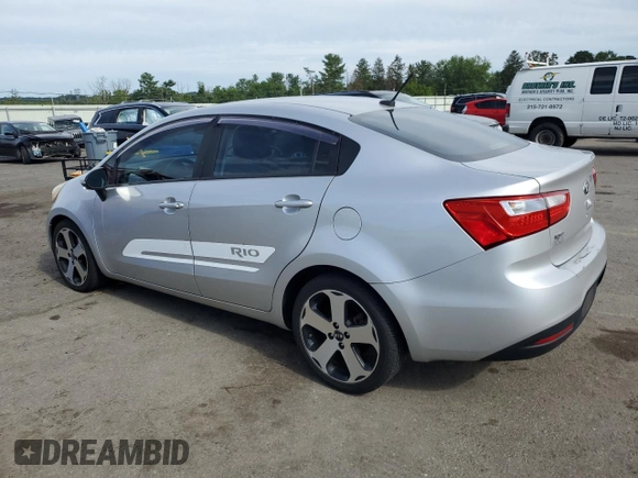 2013 Kia Rio EX with VIN KNADN4A35D6229924, listed as a Copart auction lot 64631465 with 91,953 mi miles and Clean title. Bid and sale history available at DreamBid. Image 2.