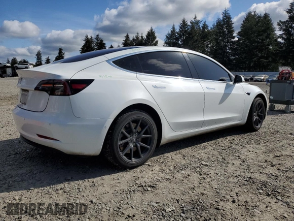 2018 Tesla Model 3 Long Range Battery with VIN 5YJ3E1EA7JF040942, listed as a Copart auction lot 56147225 with 82,482 mi miles and Salvage Title. Bid and sale history available at DreamBid. Image 3.