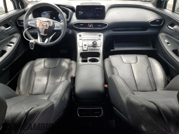 2023 Hyundai Santa Fe Calligraphy with VIN 5NMS54AL1PH647057, listed as a Copart auction lot 55030445 with 21,529 mi miles and Salvage title. Bid and sale history available at DreamBid. Image 8.