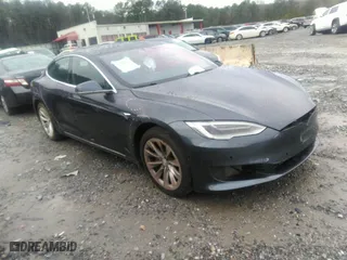 2016 Tesla Model S 70 kWh Battery with VIN 5YJSA1E13GF174542, listed as a IAAI auction lot 41169279 with 72,691 mi miles. Bid and sale history available at carsss.com. Image 1.