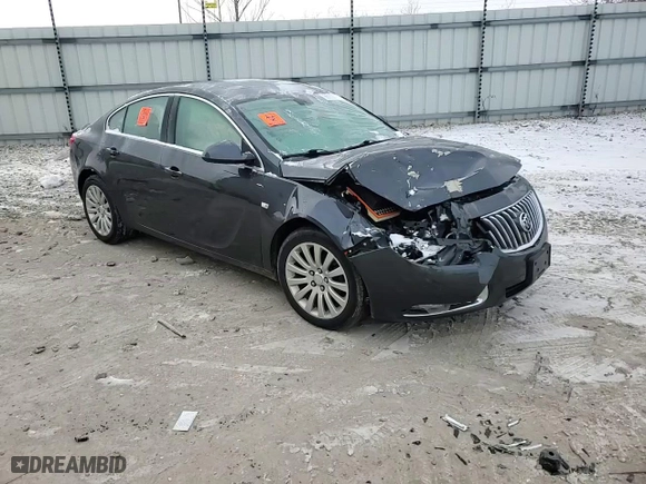 2011 Buick Regal CXL RL2 with VIN 2G4GP5EC8B9189933, listed as a Copart auction lot 88292815 with 0 mi miles and Non Repairable. Bid and sale history available at carsss.com. Image 11.