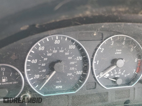 2003 BMW 3 Series 330Ci with VIN WBABS53403JU96685, listed as a Copart auction lot 73289534 with 0 mi miles and Salvage Title. Bid and sale history available at carsss.com. Image 9.