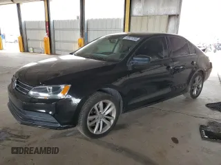 2015 Volkswagen Jetta S with VIN 3VW1K7AJ3FM304960, listed as a Copart auction lot 48977265 with 118,572 mi miles and Salvage title. Bid and sale history available at DreamBid. Image 1.