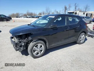 2021 Nissan Kicks S with VIN 3N1CP5BV6ML464470, listed as a Copart auction lot 49110715 with 83,828 mi miles and Salvage Title. Bid and sale history available at carsss.com. Image 1.