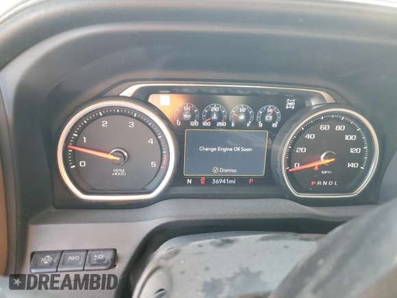 2023 Chevrolet Silverado 3500HD High Country with VIN 1GC4YVEYXPF118330, listed as a Copart auction lot 81941264 with 36,941 mi miles and Salvage Title. Bid and sale history available at carsss.com. Image 9.
