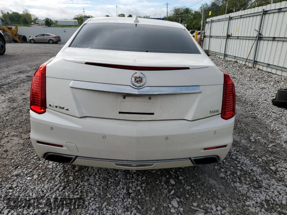 2014 Cadillac CTS Premium AWD with VIN 1G6AZ5S35E0156897, listed as a Copart auction lot 55838595 with 124,999 mi miles and Salvage title. Bid and sale history available at DreamBid. Image 6.