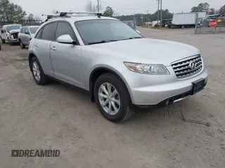 2006 Infiniti FX with VIN JNRAS08W86X204908, listed as a IAAI auction lot 41797663 with 163,333 mi miles and . Bid and sale history available at carsss.com. Image 1.