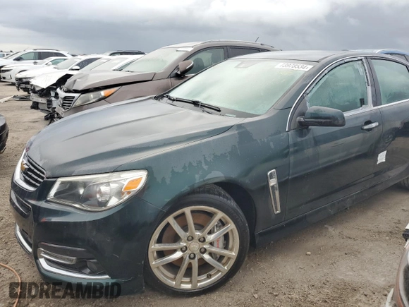 2015 Chevrolet SS z VIN 6G3F25RWXFL119998, wystawiony jako Copart lot #73978534 z przebiegiem Nie podano mil oraz Szkoda całkowita • Salvage title. Historia ofert i sprzedaży dostępna na DreamBid. Obrazek 1.