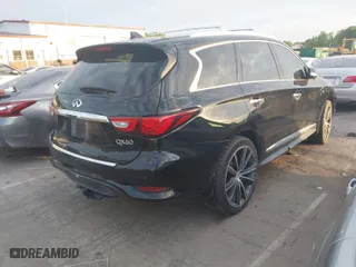 2018 Infiniti QX60 with VIN 5N1DL0MM4JC501992, listed as a IAAI auction lot 42024056 with 120,515 mi miles. Bid and sale history available at carsss.com. Image 4.