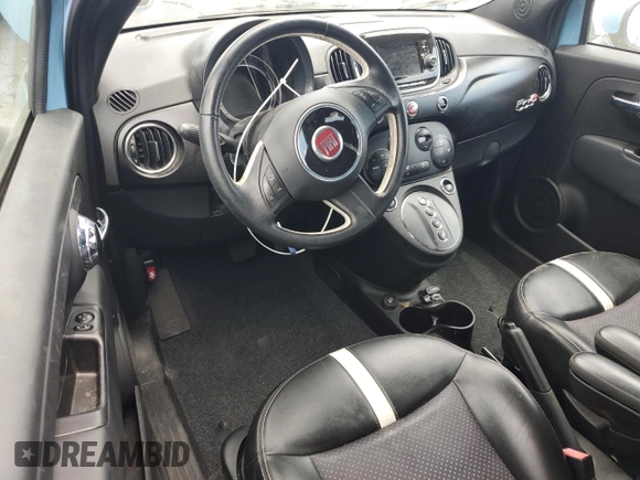 2017 FIAT 500e with VIN 3C3CFFGE9HT561445, listed as a Copart auction lot 65465705 with 59,314 mi miles and Clean title. Bid and sale history available at DreamBid. Image 8.