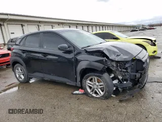 2021 Hyundai Kona SE with VIN KM8K1CAAXMU640922, listed as a Copart auction lot 47826965 with 122,411 mi miles and Salvage Title. Bid and sale history available at carsss.com. Image 4.