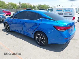 2024 Nissan Sentra SV with VIN 3N1AB8CV7RY312178, listed as a IAAI auction lot 42381469 with 16,343 mi miles and . Bid and sale history available at DreamBid. Image 3.