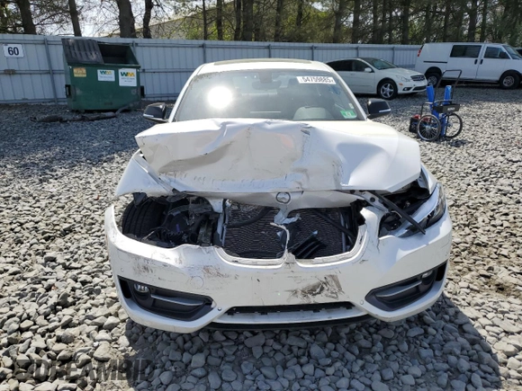 2015 BMW 2 Series 228i xDrive with VIN WBA1F7C56FVX95972, listed as a Copart auction lot 54759885 with 52,483 mi miles and Salvage Title. Bid and sale history available at carsss.com. Image 5.