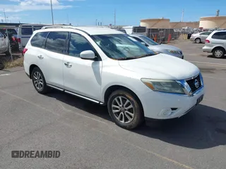 2014 Nissan Pathfinder Platinum z VIN 5N1AR2MN4EC726389, wystawiony jako IAAI lot #42516567 z przebiegiem 189 257 mil mil oraz . Historia ofert i sprzedaży dostępna na DreamBid. Obrazek 1.